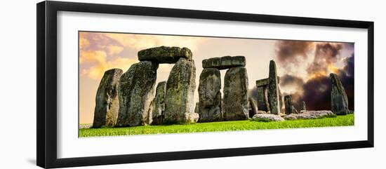 Stonehenge - Historic Wessex - Shrewton - Wiltshire - English Heritage - UK - England-Philippe Hugonnard-Framed Premium Photographic Print