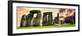 Stonehenge - Historic Wessex - Shrewton - Wiltshire - English Heritage - UK - England-Philippe Hugonnard-Framed Premium Photographic Print