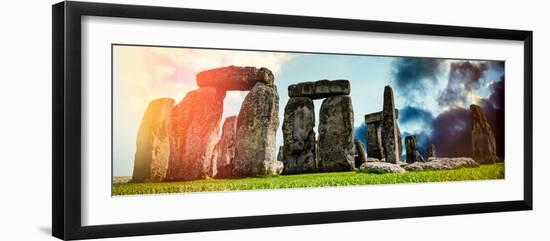 Stonehenge - Historic Wessex - Shrewton - Wiltshire - English Heritage - UK - England-Philippe Hugonnard-Framed Photographic Print