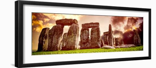 Stonehenge - Historic Wessex - Shrewton - Wiltshire - English Heritage - UK - England-Philippe Hugonnard-Framed Photographic Print