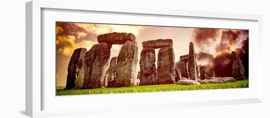 Stonehenge - Historic Wessex - Shrewton - Wiltshire - English Heritage - UK - England-Philippe Hugonnard-Framed Photographic Print