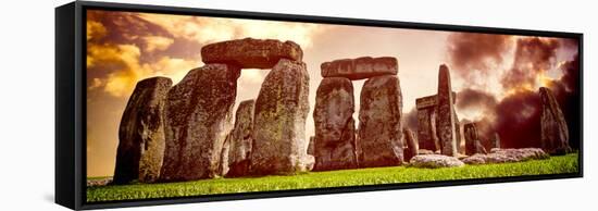 Stonehenge - Historic Wessex - Shrewton - Wiltshire - English Heritage - UK - England-Philippe Hugonnard-Framed Stretched Canvas