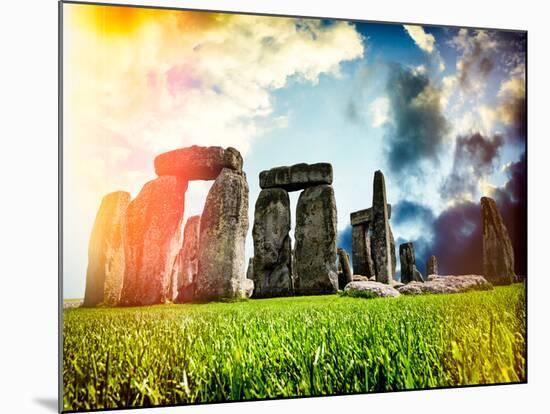 Stonehenge - Historic Wessex - Shrewton - Wiltshire - English Heritage - UK - England-Philippe Hugonnard-Mounted Photographic Print