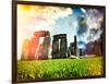 Stonehenge - Historic Wessex - Shrewton - Wiltshire - English Heritage - UK - England-Philippe Hugonnard-Framed Photographic Print