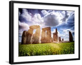 Stonehenge - Historic Wessex - Shrewton - Wiltshire - English Heritage - UK - England-Philippe Hugonnard-Framed Photographic Print