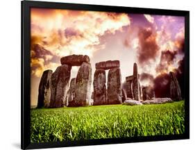 Stonehenge - Historic Wessex - Shrewton - Wiltshire - English Heritage - UK - England-Philippe Hugonnard-Framed Photographic Print