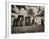 Stonehenge - Historic Wessex - Shrewton - Wiltshire - English Heritage - UK - England-Philippe Hugonnard-Framed Photographic Print