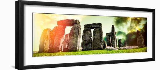 Stonehenge - Historic Wessex - Shrewton - Wiltshire - English Heritage - UK - England-Philippe Hugonnard-Framed Premium Photographic Print