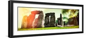 Stonehenge - Historic Wessex - Shrewton - Wiltshire - English Heritage - UK - England-Philippe Hugonnard-Framed Premium Photographic Print