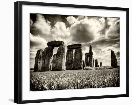 Stonehenge - Historic Wessex - Shrewton - Wiltshire - English Heritage - UK - England-Philippe Hugonnard-Framed Photographic Print