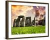 Stonehenge - Historic Wessex - Shrewton - Wiltshire - English Heritage - UK - England-Philippe Hugonnard-Framed Photographic Print