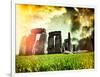 Stonehenge - Historic Wessex - Shrewton - Wiltshire - English Heritage - UK - England-Philippe Hugonnard-Framed Photographic Print