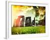 Stonehenge - Historic Wessex - Shrewton - Wiltshire - English Heritage - UK - England-Philippe Hugonnard-Framed Photographic Print