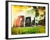 Stonehenge - Historic Wessex - Shrewton - Wiltshire - English Heritage - UK - England-Philippe Hugonnard-Framed Photographic Print