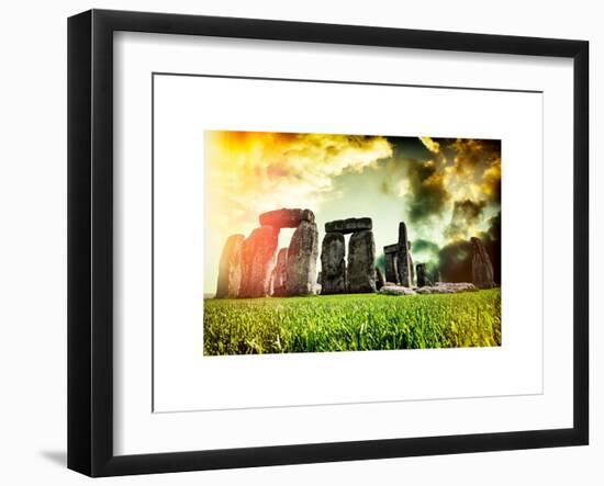 Stonehenge - Historic Wessex - Shrewton - Wiltshire - English Heritage - UK - England-Philippe Hugonnard-Framed Art Print