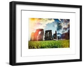 Stonehenge - Historic Wessex - Shrewton - Wiltshire - English Heritage - UK - England-Philippe Hugonnard-Framed Art Print