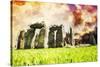 Stonehenge II - In the Style of Oil Painting-Philippe Hugonnard-Stretched Canvas