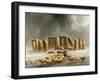 Stonehenge in Winter-Walter Williams-Framed Giclee Print