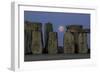 Stonehenge Moon-Charles Bowman-Framed Photographic Print