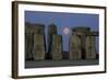 Stonehenge Moon-Charles Bowman-Framed Photographic Print