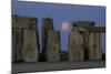 Stonehenge Moon-Charles Bowman-Mounted Photographic Print