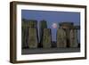 Stonehenge Moon-Charles Bowman-Framed Photographic Print