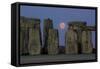 Stonehenge Moon-Charles Bowman-Framed Stretched Canvas