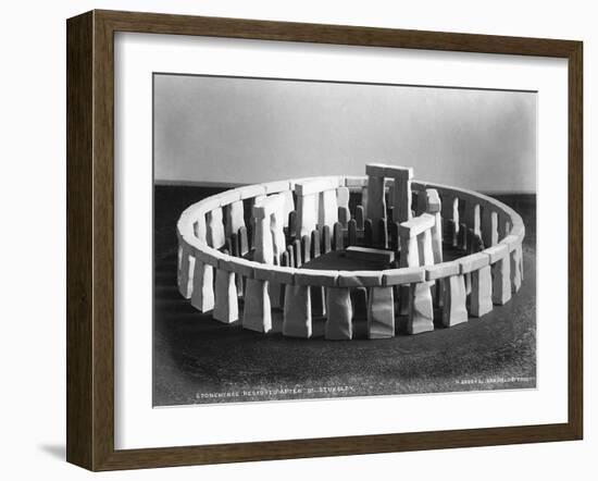 Stonehenge Reconstructed-H Brooks-Framed Photographic Print