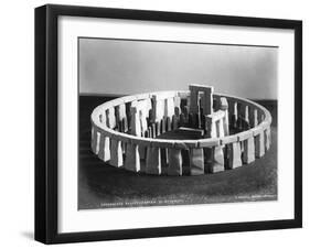 Stonehenge Reconstructed-H Brooks-Framed Photographic Print