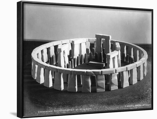 Stonehenge Reconstructed-H Brooks-Framed Photographic Print