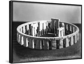 Stonehenge Reconstructed-H Brooks-Framed Photographic Print