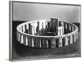 Stonehenge Reconstructed-H Brooks-Framed Photographic Print