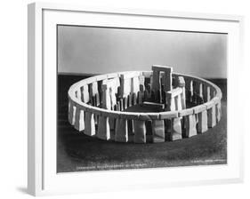 Stonehenge Reconstructed-H Brooks-Framed Photographic Print