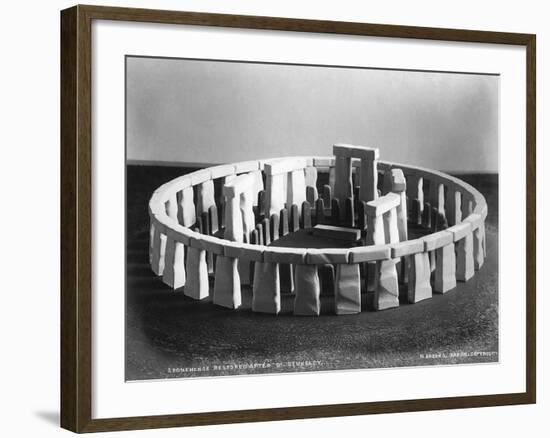 Stonehenge Reconstructed-H Brooks-Framed Photographic Print