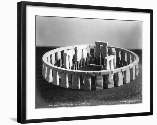 Stonehenge Reconstructed-H Brooks-Framed Photographic Print