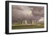 Stonehenge: Stormy Day, 1846-J. M. W. Turner-Framed Giclee Print