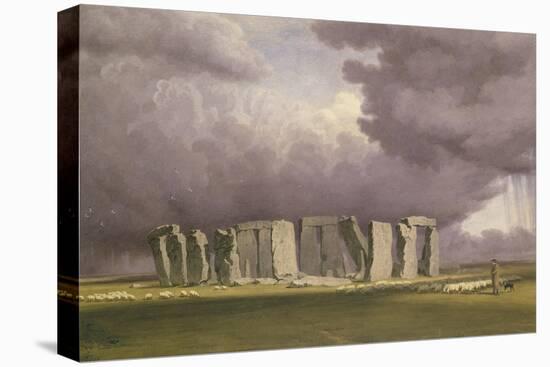Stonehenge: Stormy Day, 1846-J. M. W. Turner-Stretched Canvas