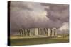 Stonehenge: Stormy Day, 1846-J. M. W. Turner-Stretched Canvas