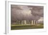 Stonehenge: Stormy Day, 1846-J. M. W. Turner-Framed Giclee Print