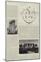 Stonehenge, the Balearic Islands, and Malta, Ancient Temples Compared-null-Mounted Giclee Print