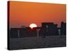 Stonehenge, UNESCO World Heritage Site, at Sunrise, Wiltshire, England, United Kingdom, Europe-Charles Bowman-Stretched Canvas