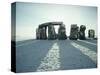 Stonehenge, Unesco World Heritage Site, in Winter Snow, Wiltshire, England, United Kingdom, Europe-Adam Woolfitt-Stretched Canvas