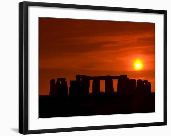 Stonehenge, UNESCO World Heritage Site, Wiltshire, England, United Kingdom, Europe-null-Framed Photographic Print