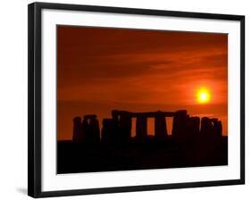 Stonehenge, UNESCO World Heritage Site, Wiltshire, England, United Kingdom, Europe-null-Framed Photographic Print