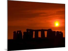 Stonehenge, UNESCO World Heritage Site, Wiltshire, England, United Kingdom, Europe-null-Mounted Photographic Print