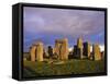 Stonehenge, Wiltshire, England, UK-Charles Bowman-Framed Stretched Canvas