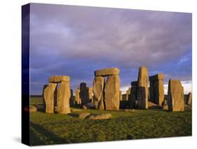 Stonehenge, Wiltshire, England, UK-Charles Bowman-Stretched Canvas