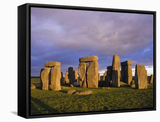 Stonehenge, Wiltshire, England, UK-Charles Bowman-Framed Stretched Canvas
