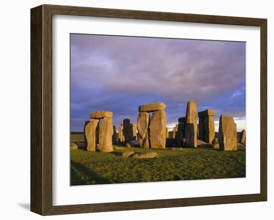 Stonehenge, Wiltshire, England, UK-Charles Bowman-Framed Photographic Print