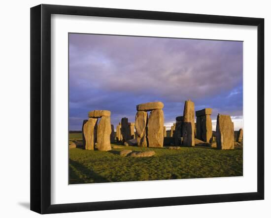 Stonehenge, Wiltshire, England, UK-Charles Bowman-Framed Photographic Print